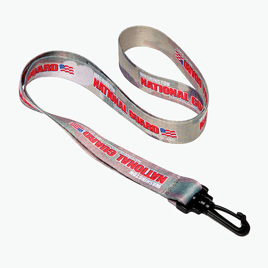 Plan Ahead & Save 3/4 Full-Color Dye-Sublimated Lanyard w/Plastic J-Hook