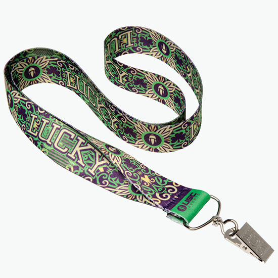 Plan Ahead & Save 1 Full-Color Dye-Sublimated Lanyard w/Swivel Bulldog Clip