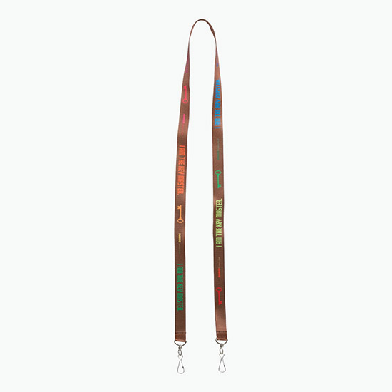 Plan Ahead & Save 5/8 Double-End Economy Poly-Dye Full-Color Lanyard w/Double J-Hook