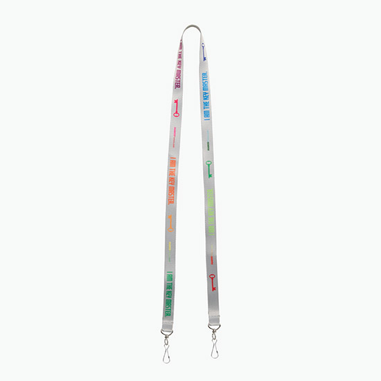 Plan Ahead & Save 5/8 Double-End Economy Poly-Dye Full-Color Lanyard w/Double J-Hook