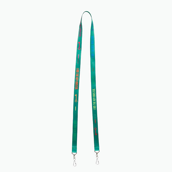 Plan Ahead & Save 5/8 Double-End Economy Poly-Dye Full-Color Lanyard w/Double J-Hook