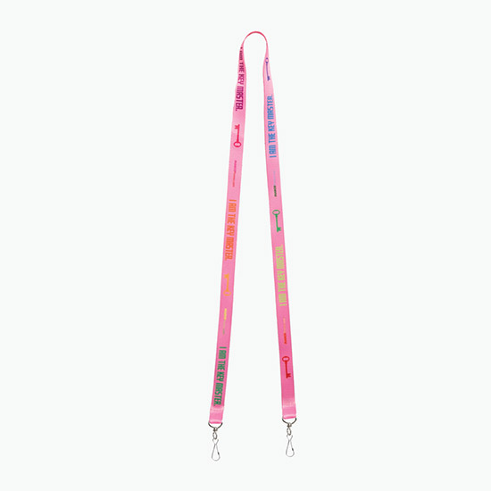 Plan Ahead & Save 5/8 Double-End Economy Poly-Dye Full-Color Lanyard w/Double J-Hook