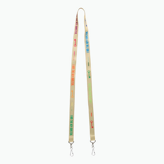 Plan Ahead & Save 5/8 Double-End Economy Poly-Dye Full-Color Lanyard w/Double J-Hook