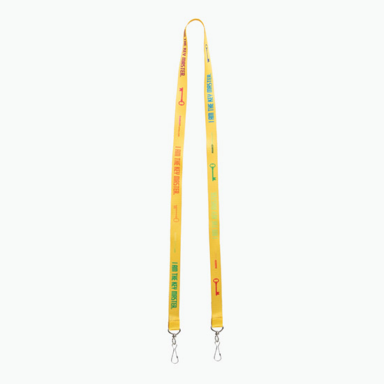 Plan Ahead & Save 5/8 Double-End Economy Poly-Dye Full-Color Lanyard w/Double J-Hook