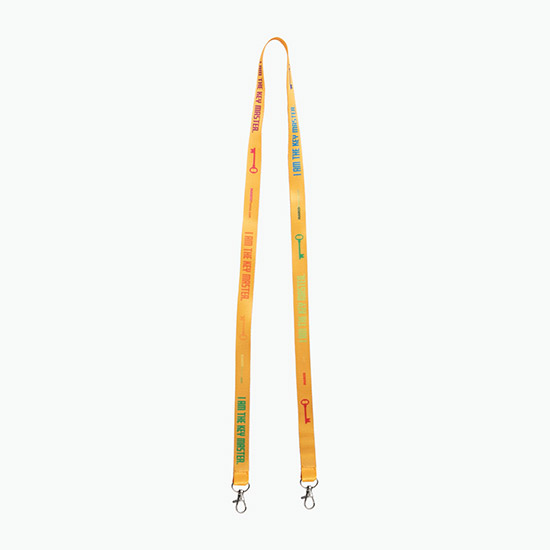 Plan Ahead & Save 5/8 Double-End Economy Poly-Dye Full-Color Lanyard w/Double Lobster Claw