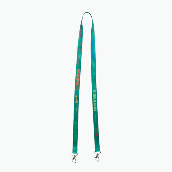 Plan Ahead & Save 5/8 Double-End Economy Poly-Dye Full-Color Lanyard w/Double Lobster Claw
