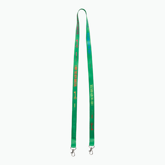 Plan Ahead & Save 5/8 Double-End Economy Poly-Dye Full-Color Lanyard w/Double Lobster Claw