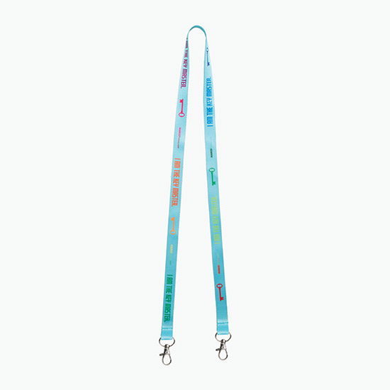 Plan Ahead & Save 5/8 Double-End Economy Poly-Dye Full-Color Lanyard w/Double Lobster Claw