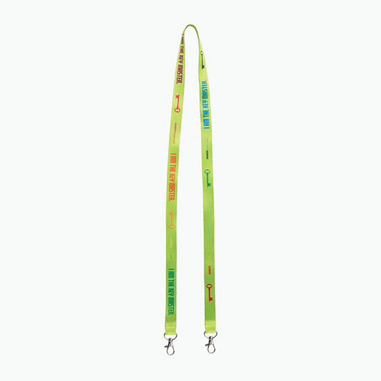 Plan Ahead & Save 5/8 Double-End Economy Poly-Dye Full-Color Lanyard w/Double Lobster Claw