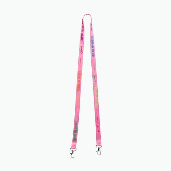 Plan Ahead & Save 5/8 Double-End Economy Poly-Dye Full-Color Lanyard w/Double Lobster Claw