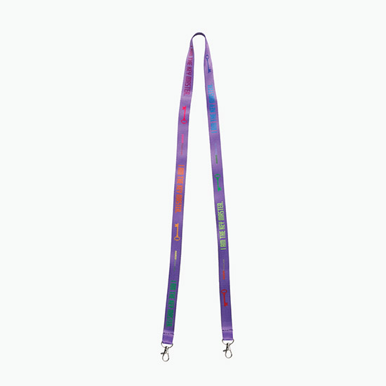 Plan Ahead & Save 5/8 Double-End Economy Poly-Dye Full-Color Lanyard w/Double Lobster Claw