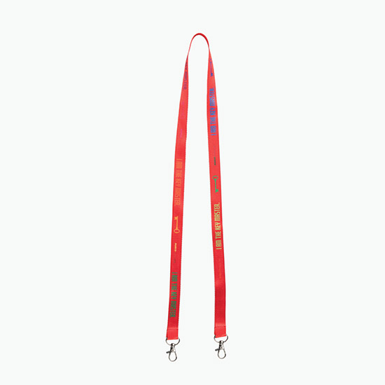 Plan Ahead & Save 5/8 Double-End Economy Poly-Dye Full-Color Lanyard w/Double Lobster Claw