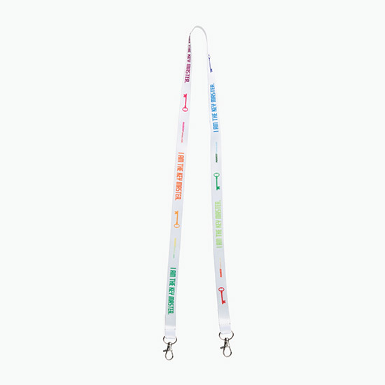 Plan Ahead & Save 5/8 Double-End Economy Poly-Dye Full-Color Lanyard w/Double Lobster Claw