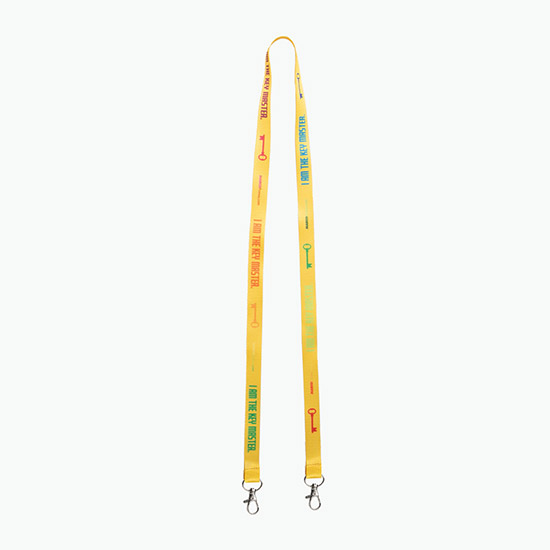 Plan Ahead & Save 5/8 Double-End Economy Poly-Dye Full-Color Lanyard w/Double Lobster Claw