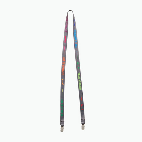 Plan Ahead & Save 5/8 Double-End Economy Poly-Dye Full-Color Lanyard w/Double Non-Swivel Bulldog Clip