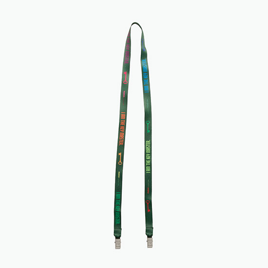 Plan Ahead & Save 5/8 Double-End Economy Poly-Dye Full-Color Lanyard w/Double Non-Swivel Bulldog Clip