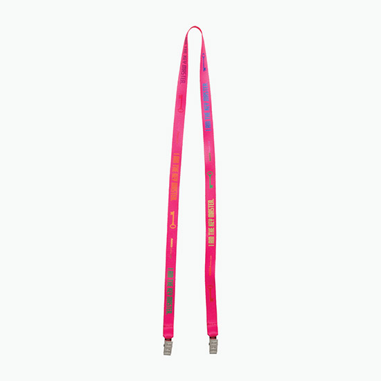 Plan Ahead & Save 5/8 Double-End Economy Poly-Dye Full-Color Lanyard w/Double Non-Swivel Bulldog Clip