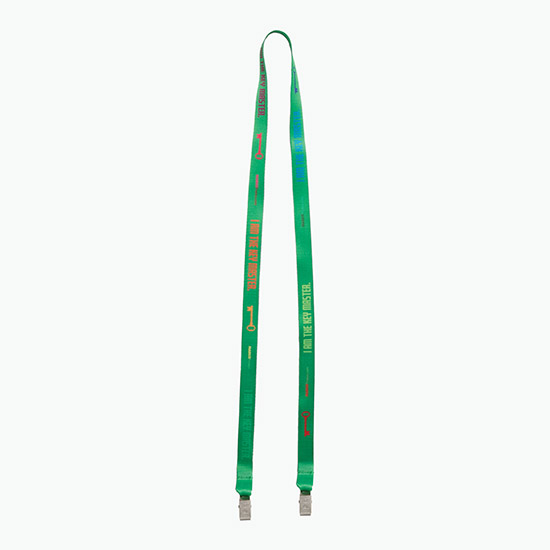 Plan Ahead & Save 5/8 Double-End Economy Poly-Dye Full-Color Lanyard w/Double Non-Swivel Bulldog Clip