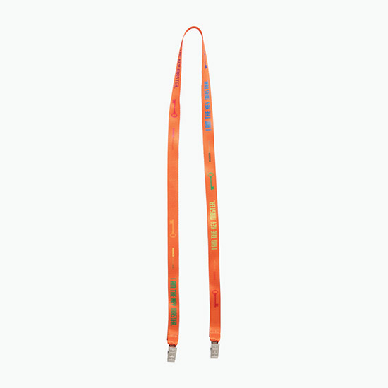 Plan Ahead & Save 5/8 Double-End Economy Poly-Dye Full-Color Lanyard w/Double Non-Swivel Bulldog Clip