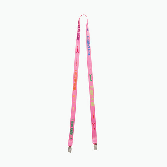 Plan Ahead & Save 5/8 Double-End Economy Poly-Dye Full-Color Lanyard w/Double Non-Swivel Bulldog Clip
