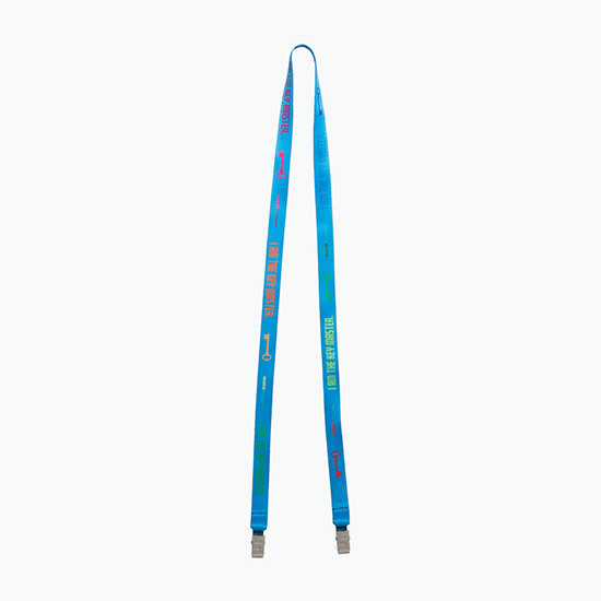 Plan Ahead & Save 5/8 Double-End Economy Poly-Dye Full-Color Lanyard w/Double Non-Swivel Bulldog Clip