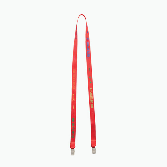 Plan Ahead & Save 5/8 Double-End Economy Poly-Dye Full-Color Lanyard w/Double Non-Swivel Bulldog Clip