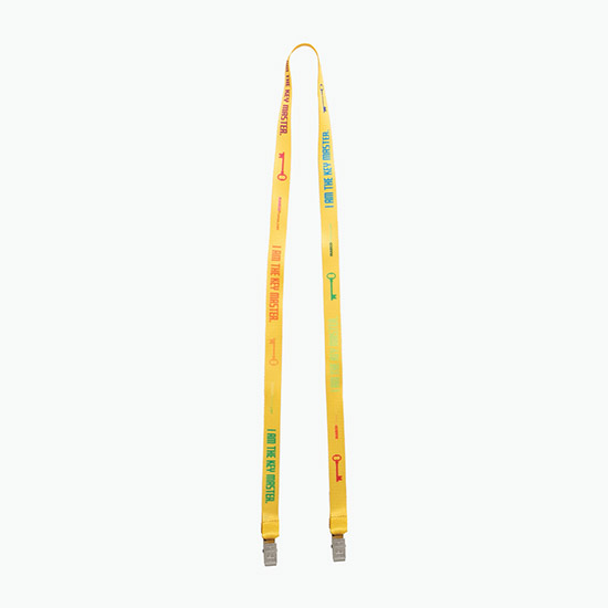 Plan Ahead & Save 5/8 Double-End Economy Poly-Dye Full-Color Lanyard w/Double Non-Swivel Bulldog Clip