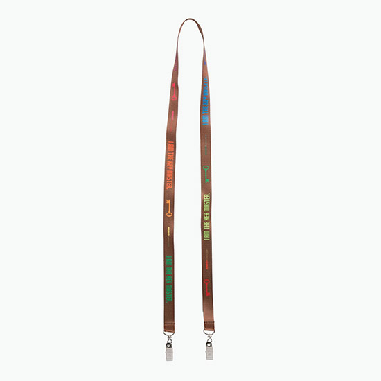 Plan Ahead & Save 5/8 Double-End Economy Poly-Dye Full-Color Lanyard w/Double Swivel Bulldog Clip