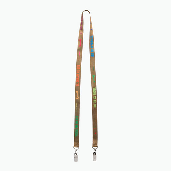Plan Ahead & Save 5/8 Double-End Economy Poly-Dye Full-Color Lanyard w/Double Swivel Bulldog Clip