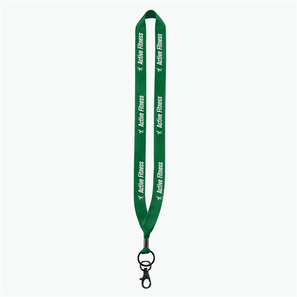 3/4 Perfect Pick Polyester Lanyard  - Lobster Claw