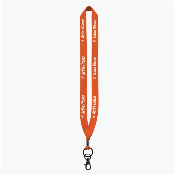 3/4 Perfect Pick Polyester Lanyard  - Lobster Claw
