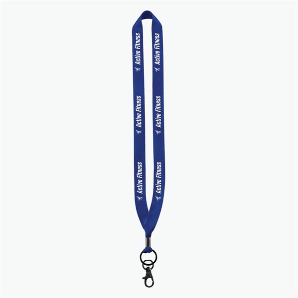 3/4 Perfect Pick Polyester Lanyard  - Lobster Claw