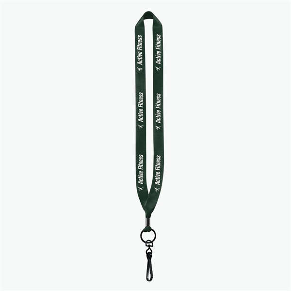 3/4 Perfect Pick Polyester Lanyard  - Swivel Hook - 24-Hour Production