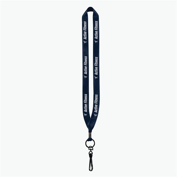 3/4 Perfect Pick Polyester Lanyard  - Swivel Hook - 24-Hour Production