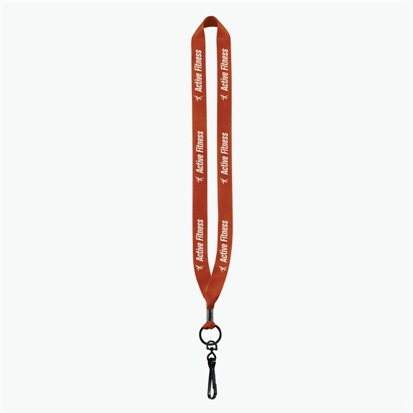 3/4 Perfect Pick Polyester Lanyard  - Swivel Hook - 24-Hour Production