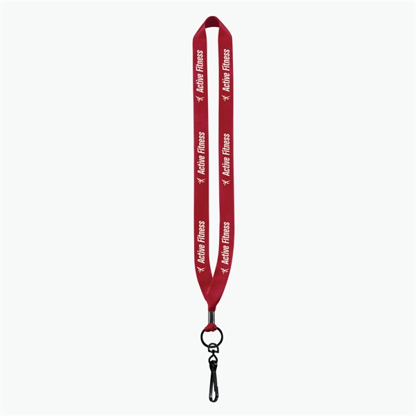 3/4 Perfect Pick Polyester Lanyard  - Swivel Hook - 24-Hour Production