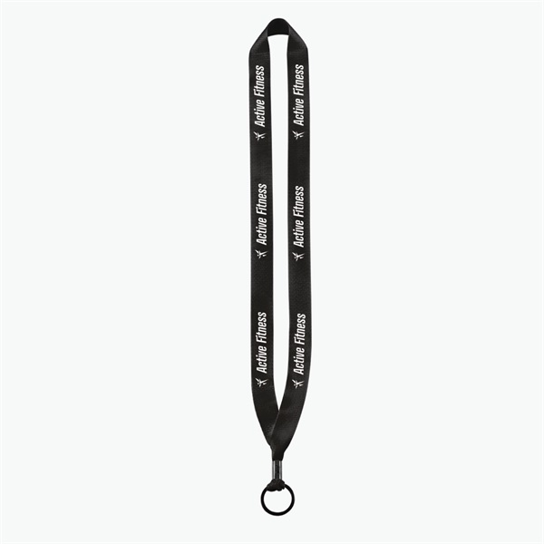3/4 Perfect Pick Polyester Lanyard  - Split Ring