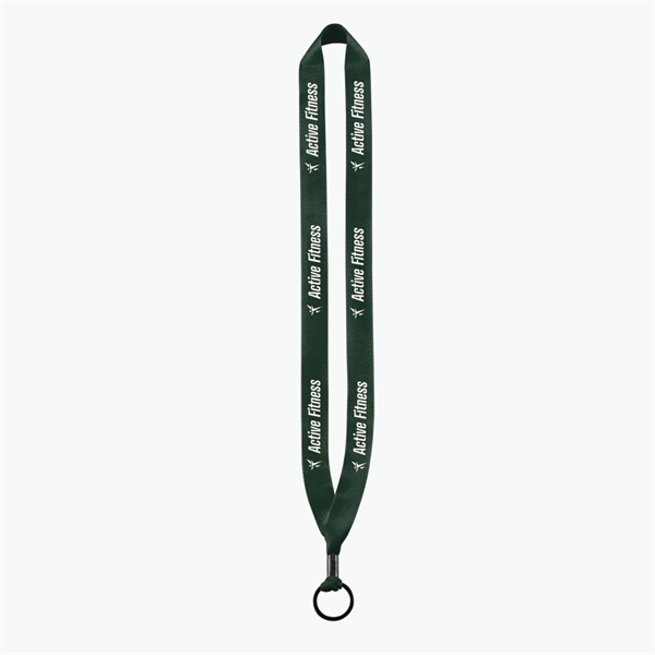 3/4 Perfect Pick Polyester Lanyard  - Split Ring