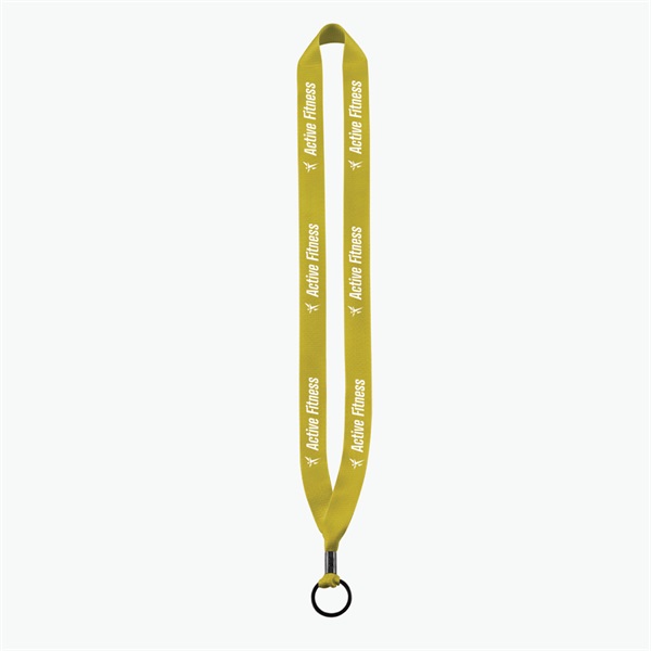 3/4 Perfect Pick Polyester Lanyard  - Split Ring