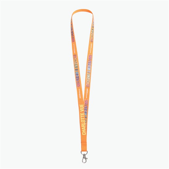 5/8 TrueColor Full Color Personalized Lanyard - Lobster Claw Clip