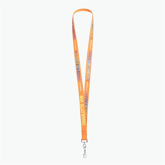 5/8 TrueColor Full Color Personalized Lanyard - Swivel Hook