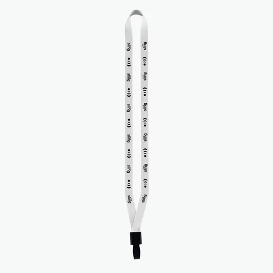 1/2 Cornerstone Polyester Lanyard - No-Flip Plastic Hook