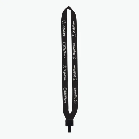 3/4 Cornerstone Polyester Lanyard - No-Flip Plastic Hook - 24-Hour Production