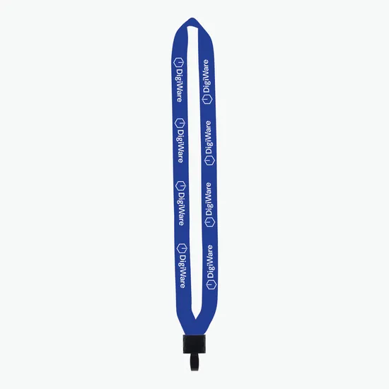 3/4 Cornerstone Polyester Lanyard - No-Flip Plastic Hook