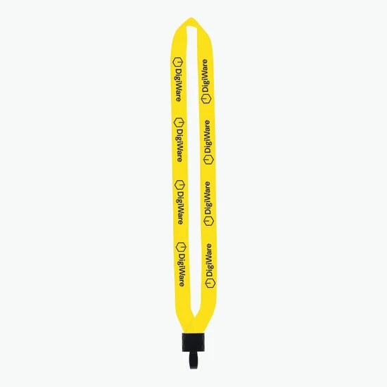 3/4 Cornerstone Polyester Lanyard - No-Flip Plastic Hook