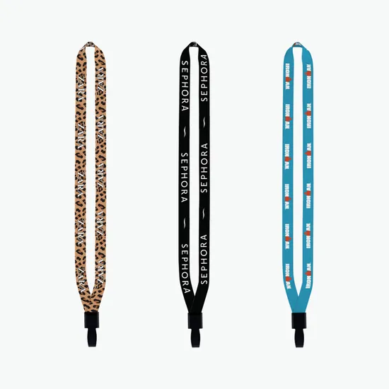 1/2 Cornerstone Full Color Lanyard - No-Flip Plastic Hook - 24-Hour Production