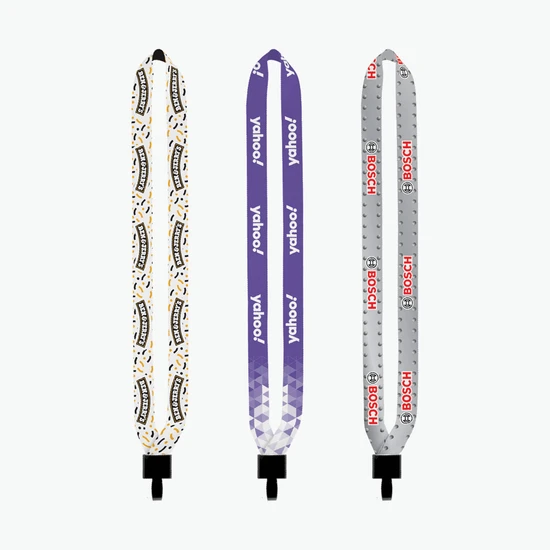 3/4 Cornerstone Full Color Lanyard - No-Flip Plastic Hook