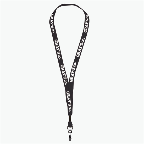 MARCO 5/8 Economy Polyester Lanyard - Swivel Bulldog Clip