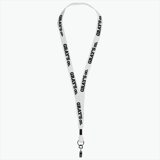 MARCO 5/8 Economy Polyester Lanyard - Swivel Bulldog Clip
