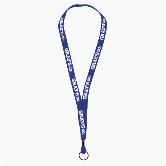 MARCO 5/8 Economy Polyester Lanyard - Split Ring